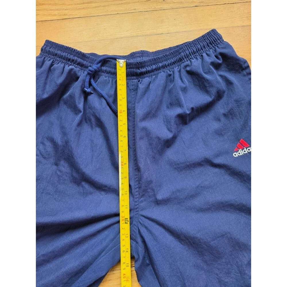 vintage adidas track pants blue size large